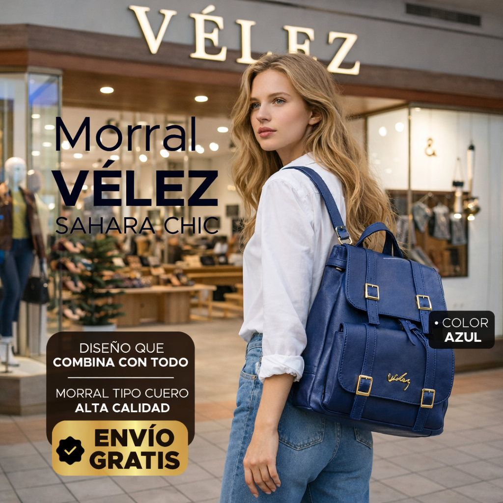 Bolso Morral Vélez Sahara Chic 2026✨Compra Ahora, Paga Contra Entrega.