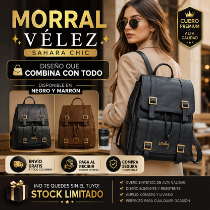 Bolso Morral Vélez Sahara Chic 2026✨Compra Ahora, Paga Contra Entrega.