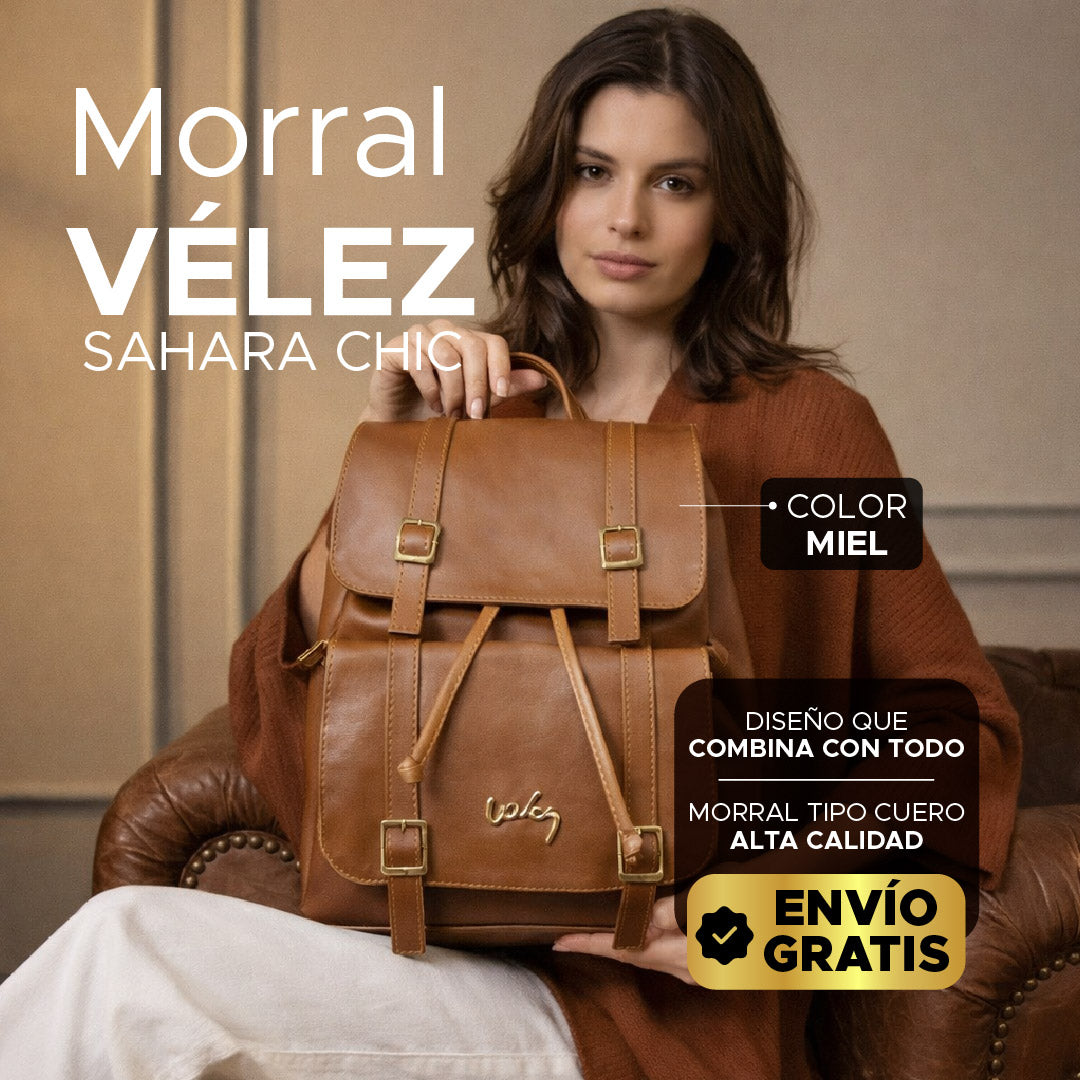 Bolso Morral Vélez Sahara Chic 2026✨Compra Ahora, Paga Contra Entrega.